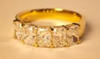 Hammered Gold Band - bijou - Amberliss