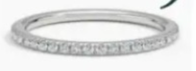 Micro Pavé Eternity Band - bijou - Amberliss