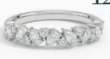 Shared Prong Eternity Band - bijou - Amberliss
