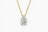 Pear Diamond Pendant - bijou - Amberliss