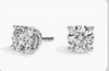 Round Brilliant Solitaire Studs - bijou - Amberliss