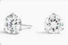 Round Brilliant Martini Stud Earrings - bijou - Amberliss