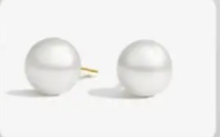 South Sea Pearl Stud Earrings - bijou - Amberliss