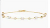 Bezel Diamond Station Bracelet - bijou - Amberliss