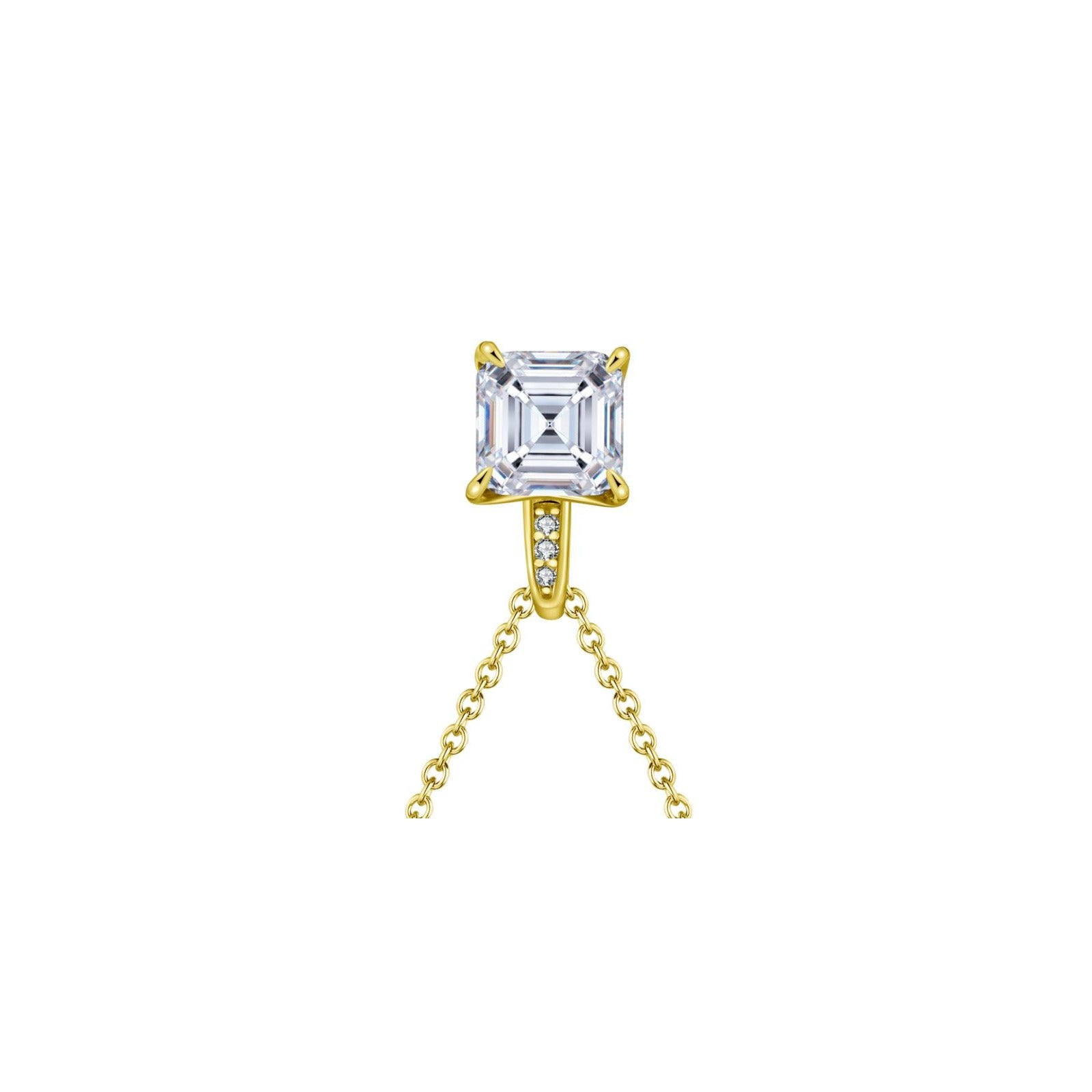 Amberliss clean white visual collier-moissanite-argent-925-smon06