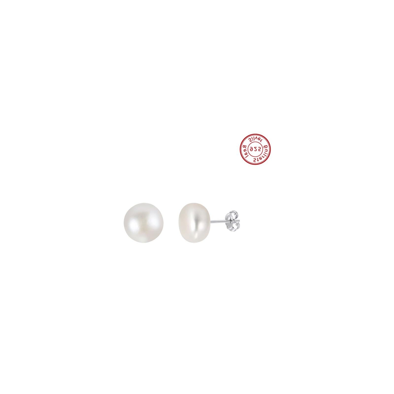 Amberliss Boucles d'oreilles perle d'eau douce GPE104 image 2