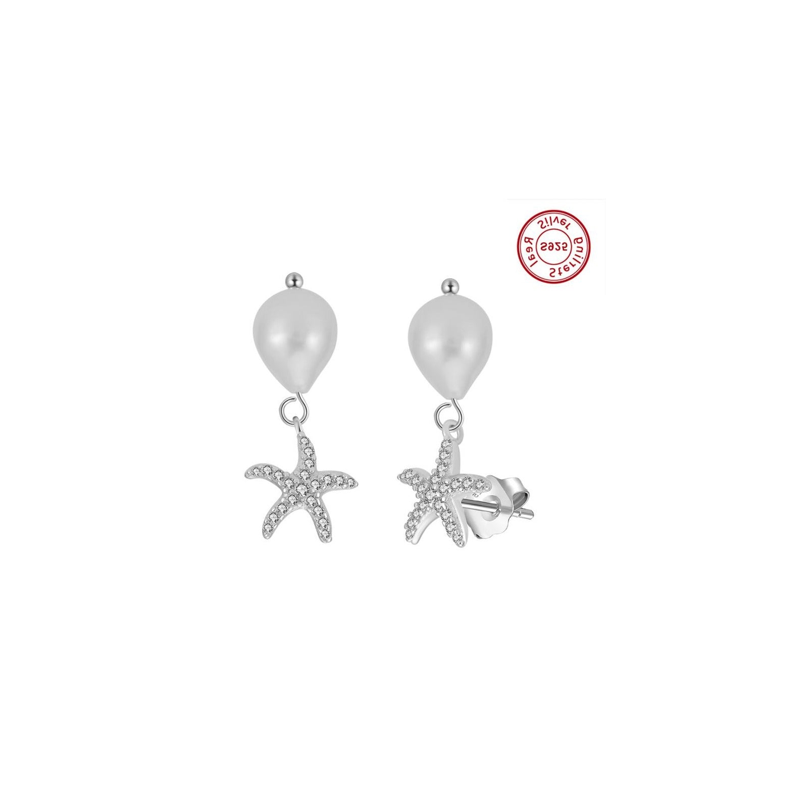 Amberliss Boucles d'oreilles perle d'eau douce GPE119 image 1