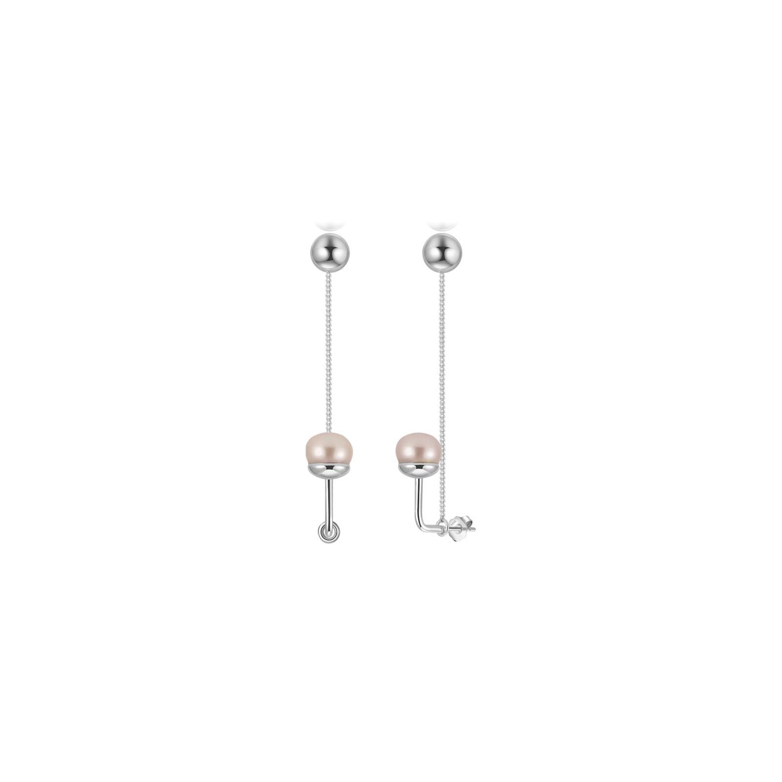 Amberliss Boucles d'oreilles perle d'eau douce GPE124 image 2