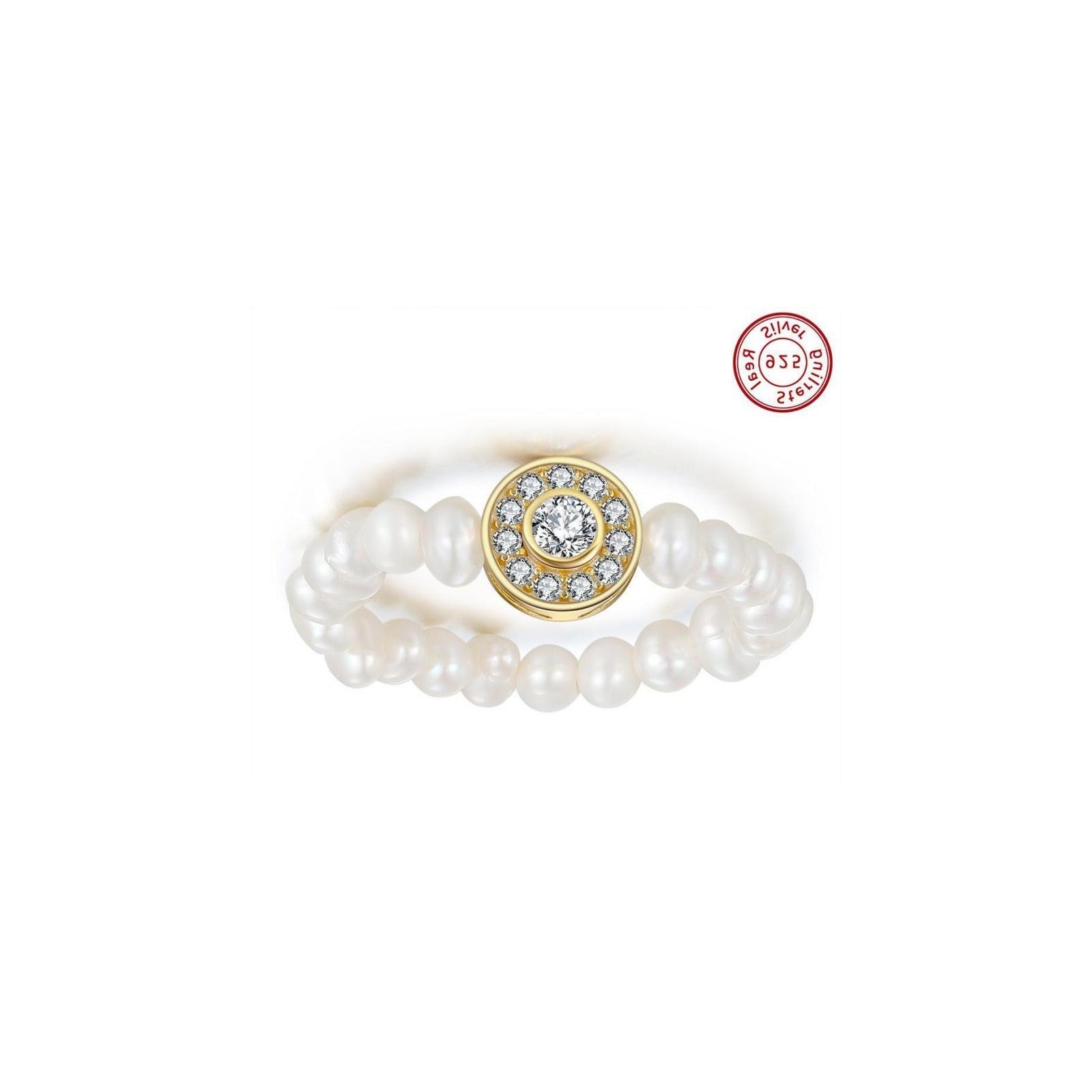 Amberliss Bague perle d'eau douce GPR06 image 1