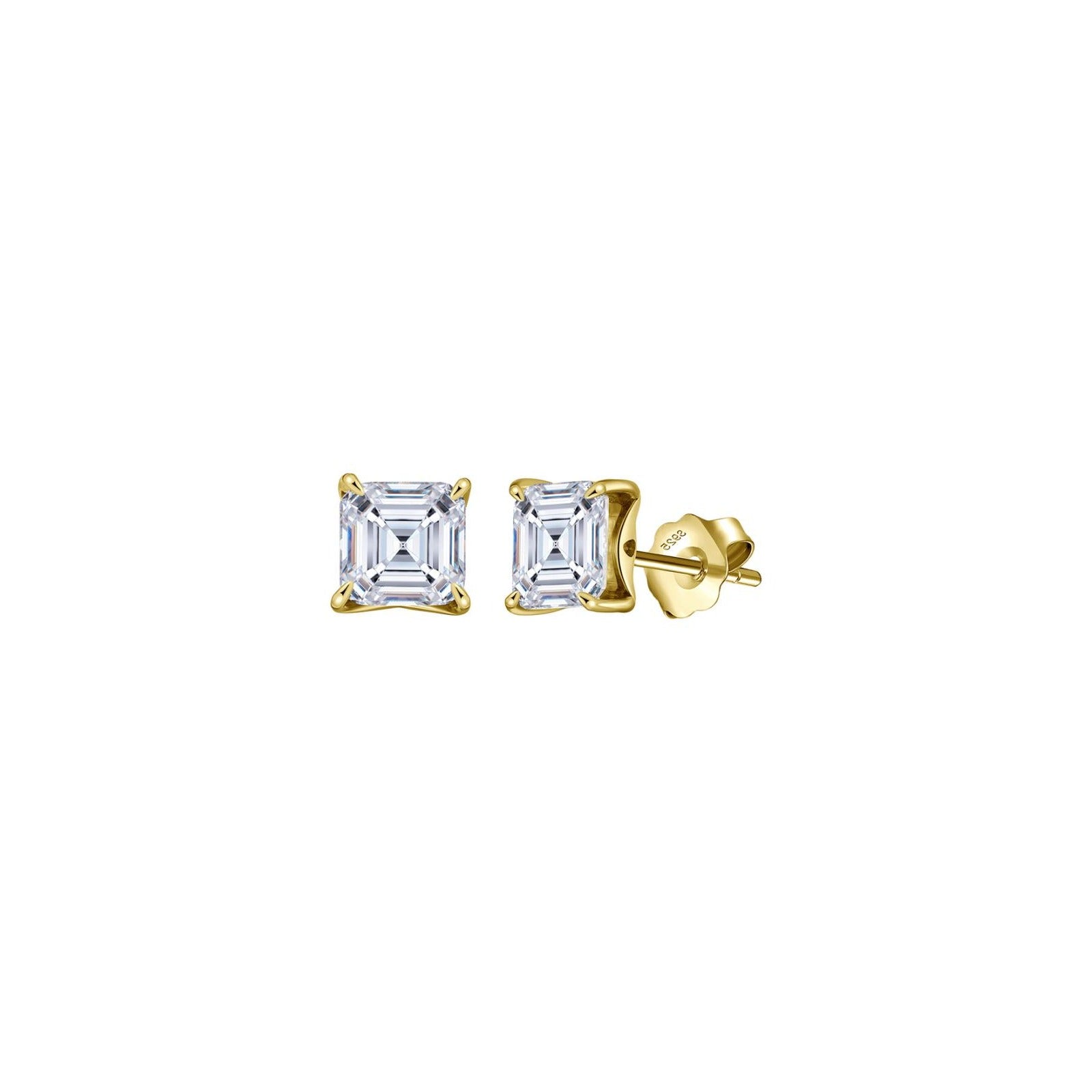 Amberliss Boucles d'oreilles moissanite SMOE05 image 2