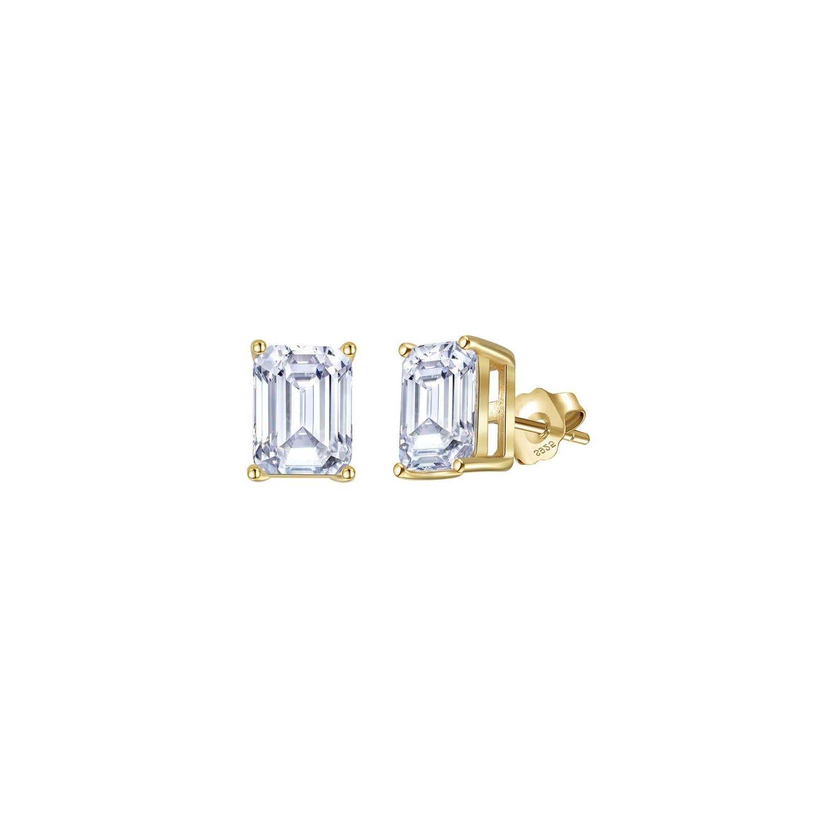 Amberliss Boucles d'oreilles moissanite SMOE08 image 3