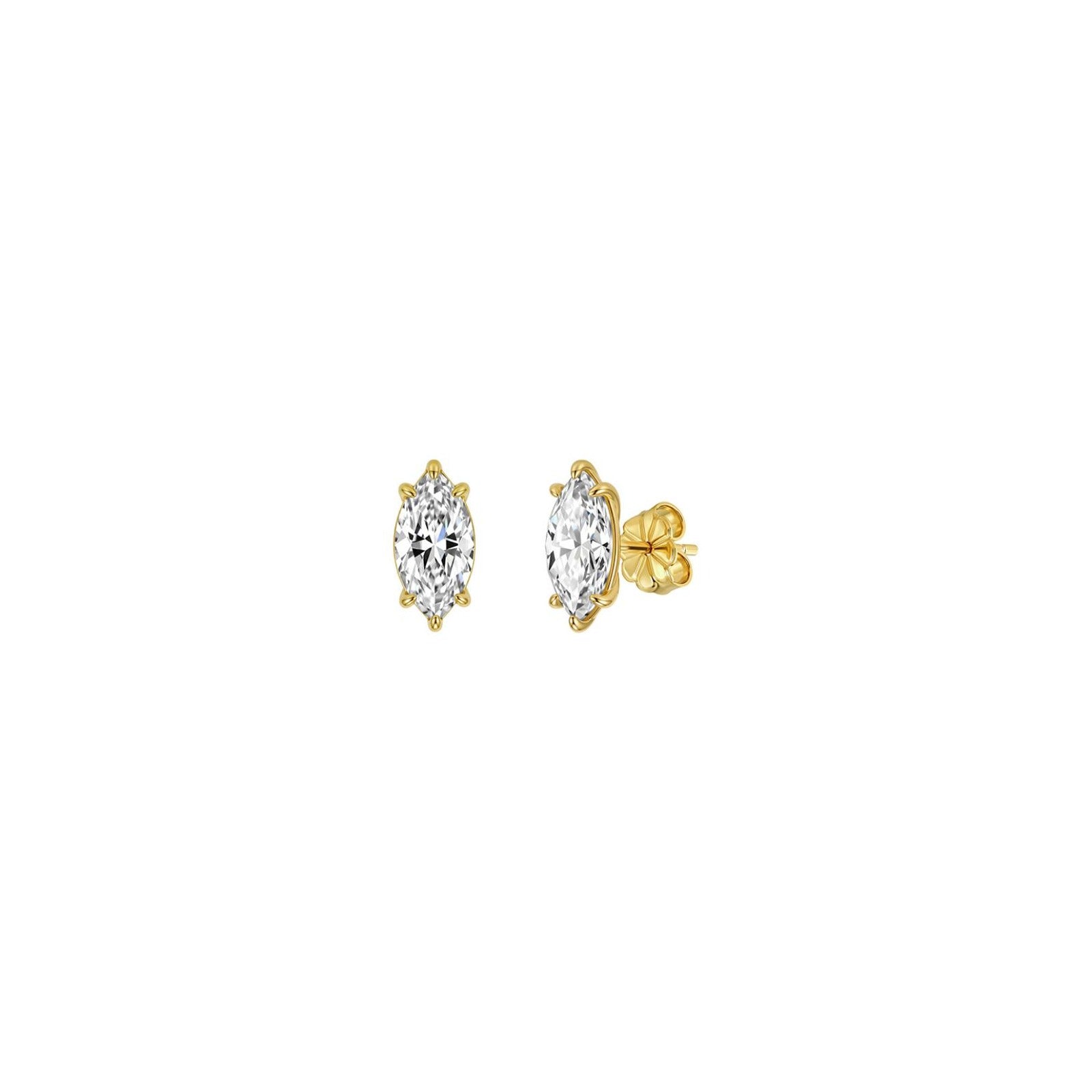 Amberliss Boucles d'oreilles moissanite SMOE24 image 1