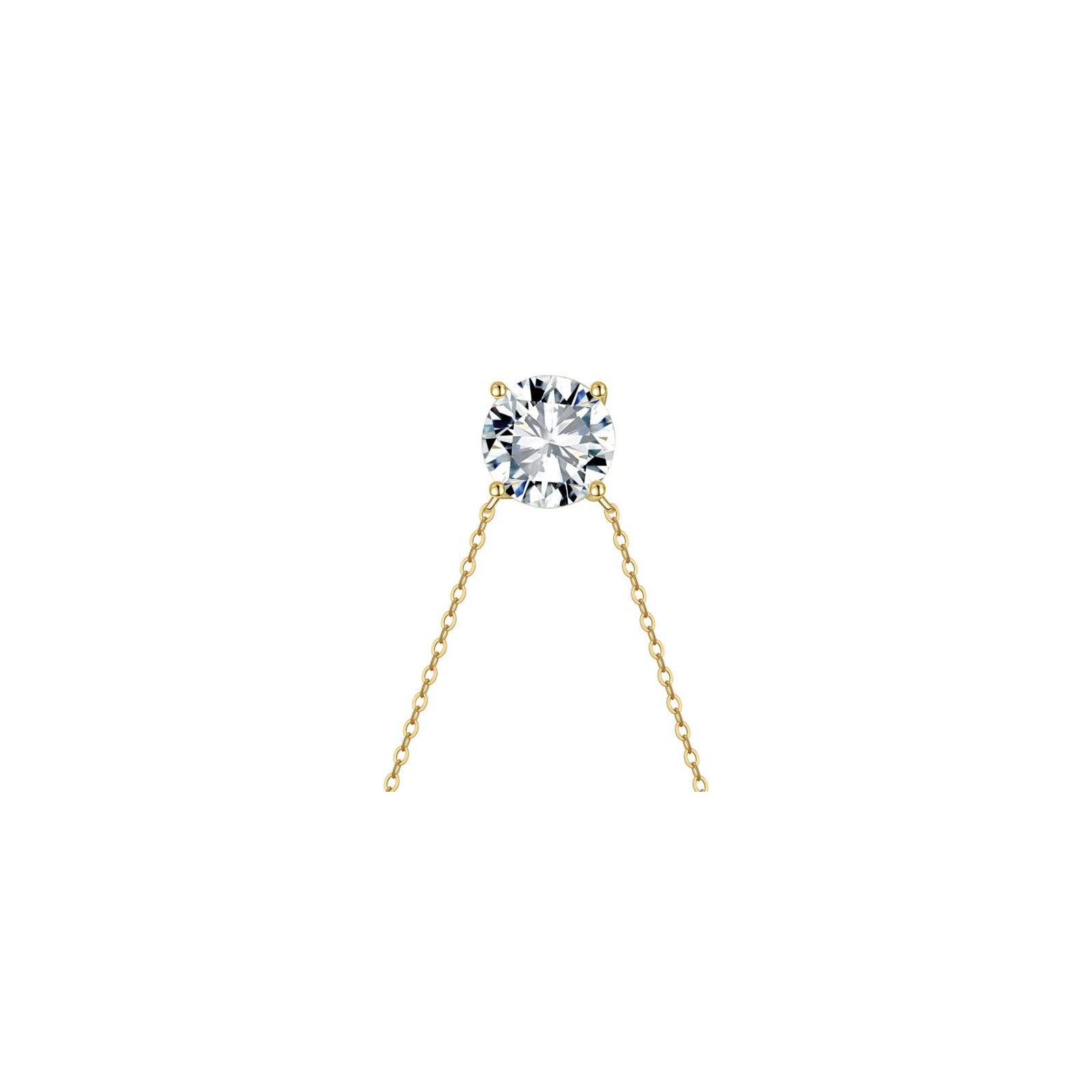 Amberliss Collier moissanite argent 925 SMON05 image 2