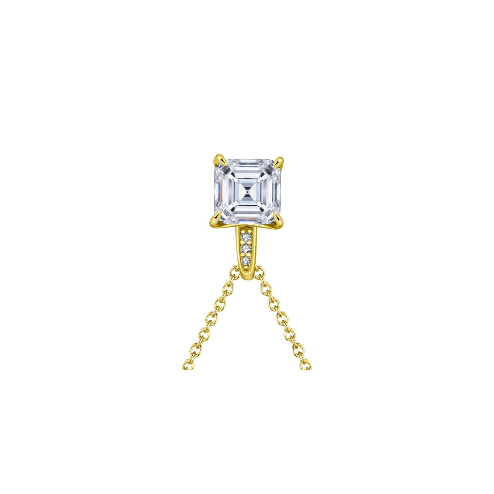Amberliss Collier moissanite argent 925 SMON06 image 3