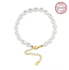Bracelet freshwater pearl sterling silver GPB11 - bracelet - sterling silver - freshwater pearl - Amberliss