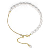 Bracelet freshwater pearl sterling silver GPB16 - bracelet - sterling silver - freshwater pearl - Amberliss