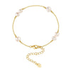 Bracelet freshwater pearl sterling silver GPB27 - bracelet - sterling silver - freshwater pearl - Amberliss