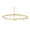 Bracelet freshwater pearl sterling silver GPB28 - bracelet - sterling silver - freshwater pearl - Amberliss