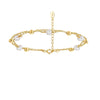 Bracelet freshwater pearl sterling silver GPB32 - bracelet - sterling silver - freshwater pearl - Amberliss