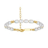 Bracelet freshwater pearl sterling silver GPB36 - bracelet - sterling silver - freshwater pearl - Amberliss