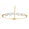 Bracelet freshwater pearl sterling silver GPB38 - bracelet - sterling silver - freshwater pearl - Amberliss