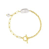 Bracelet freshwater pearl sterling silver GPB43 - bracelet - sterling silver - freshwater pearl - Amberliss