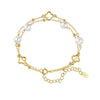 Bracelet sterling silver +Cultured Freshwater Pearl GPB55 - bracelet - sterling silver - freshwater pearl - Amberliss