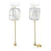 Earrings freshwater pearl sterling silver GPE05 - earrings - sterling silver - freshwater pearl - Amberliss