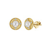 Earrings freshwater pearl sterling silver GPE123 - earrings - sterling silver - freshwater pearl - Amberliss