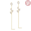 Earrings freshwater pearl sterling silver +Cultured Freshwater Pearl GPE127 - earrings - sterling silver - - Amberliss