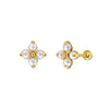 Earrings freshwater pearl sterling silver +Cultured Freshwater Pearl GPE132 - earrings - sterling silver - - Amberliss