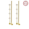 Earrings freshwater pearl sterling silver GPE22 - earrings - sterling silver - freshwater pearl - Amberliss