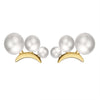Earrings freshwater pearl sterling silver GPE27 - earrings - sterling silver - freshwater pearl - Amberliss