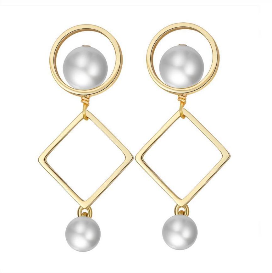 Earrings freshwater pearl sterling silver GPE28 - earrings - sterling silver - freshwater pearl - Amberliss