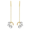 Earrings freshwater pearl sterling silver GPE41 - earrings - sterling silver - freshwater pearl - Amberliss