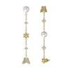 Earrings freshwater pearl sterling silver GPE65 - earrings - sterling silver - freshwater pearl - Amberliss