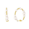 Earrings freshwater pearl sterling silver GPE71 - earrings - sterling silver - freshwater pearl - Amberliss