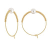 Earrings freshwater pearl sterling silver GPE79 - earrings - sterling silver - freshwater pearl - Amberliss