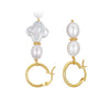 Earrings freshwater pearl sterling silver GPE83-14K-VA - earrings - sterling silver - freshwater pearl - Amberliss