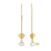 Earrings freshwater pearl sterling silver GPE88 - earrings - sterling silver - freshwater pearl - Amberliss