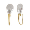 Earrings freshwater pearl sterling silver GPE90 - earrings - sterling silver - freshwater pearl - Amberliss