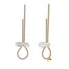 Earrings freshwater pearl sterling silver GPE92 - earrings - sterling silver - freshwater pearl - Amberliss
