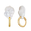 Earrings freshwater pearl sterling silver GPE97 - earrings - sterling silver - freshwater pearl - Amberliss