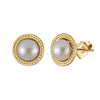 Earrings freshwater pearl sterling silver GPE98 - earrings - sterling silver - freshwater pearl - Amberliss