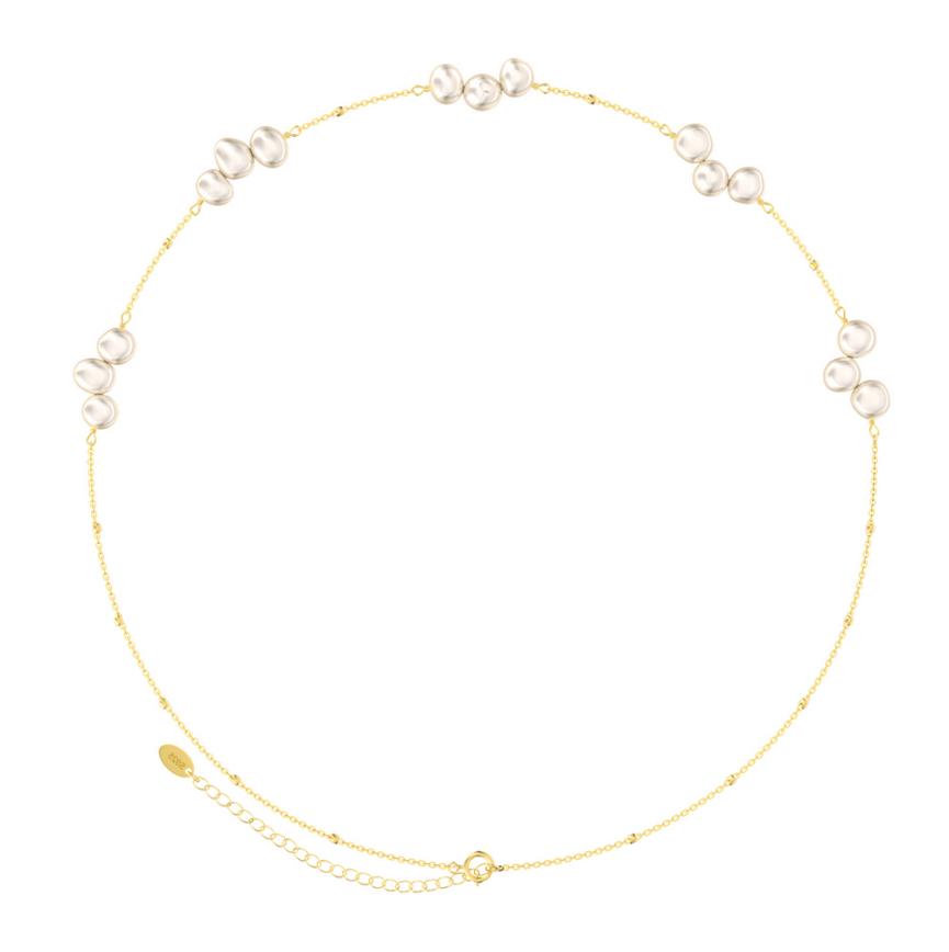 Necklace freshwater pearl sterling silver GPN47 - necklace - sterling silver - freshwater pearl - Amberliss