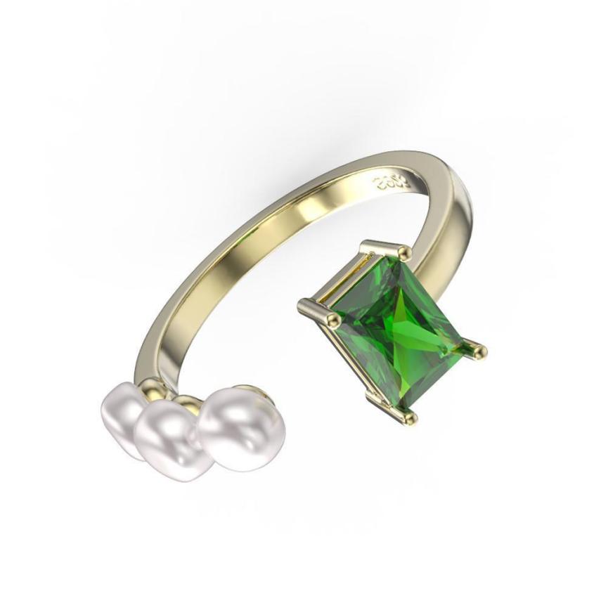 Ring freshwater pearl sterling silver GPR09 - ring - sterling silver - freshwater pearl - Amberliss