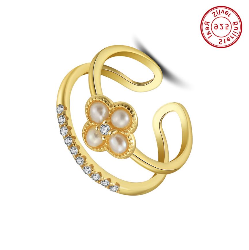 Ring freshwater pearl sterling silver GPR22 - ring - sterling silver - freshwater pearl - Amberliss