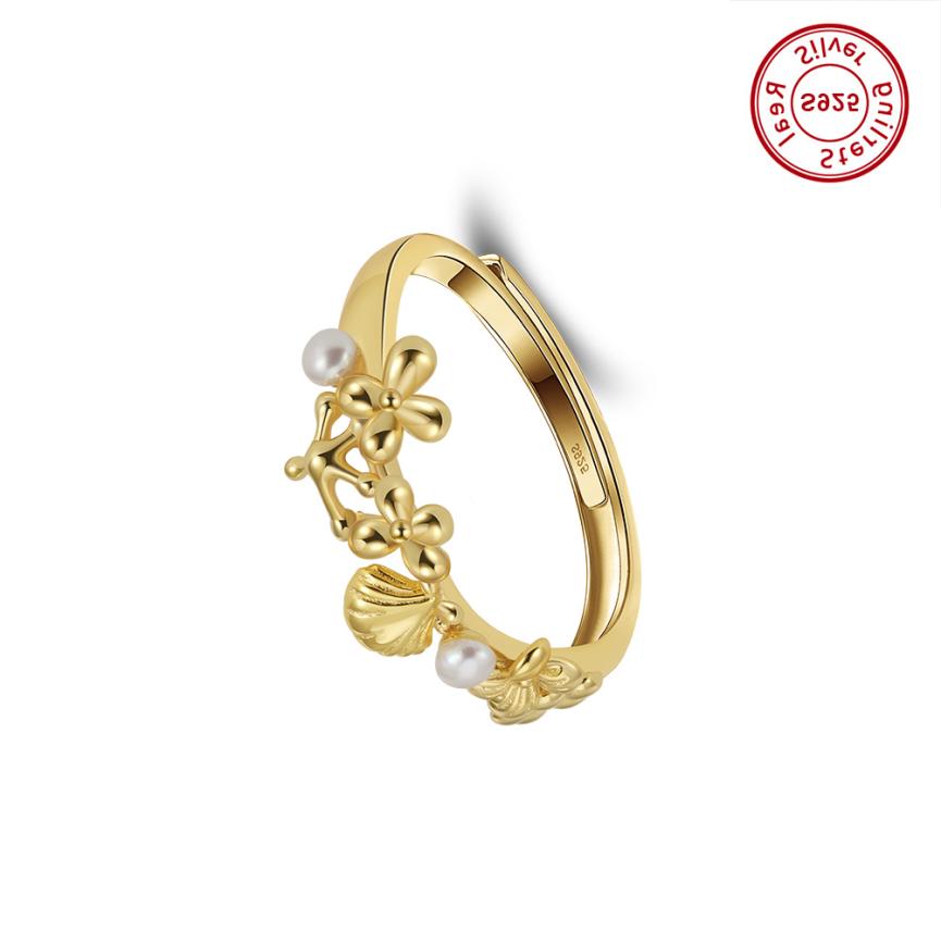 Ring freshwater pearl sterling silver GPR24 - ring - sterling silver - freshwater pearl - Amberliss