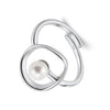 Ring freshwater pearl sterling silver+Cultured Freshwater Pearl GPR28 - ring - sterling silver - freshwater pearl - Amberliss