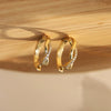 Earrings Moissanite sterling silver MOE19 - earrings - sterling silver - moissanite - Amberliss